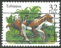 XW01-0580 USA 1996 Dinosaur Dinosaure Cheval Horse Pferd Paard Cavallo - Paarden