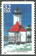 XW01-0557 USA 1995 Phare St Joseph Lighthouse Faro Lichtturm Vuurtoren Farol - Oblitérés
