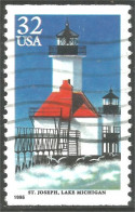 XW01-0556 USA 1995 Phare St Joseph Lighthouse Faro Lichtturm Vuurtoren Farol - Usados