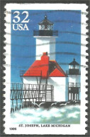 XW01-0554 USA 1995 Phare St Joseph Lighthouse Faro Lichtturm Vuurtoren Farol - Vuurtorens