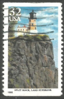 XW01-0551 USA 1995 Phare Split Rock Lighthouse Faro Lichtturm Vuurtoren Farol - Used Stamps