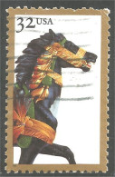 XW01-0540 USA 1996 Carousel Horse Cheval Manège - Horses