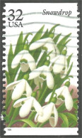 XW01-0528 USA 1996 Fleur Flower Blume Snowdrop - Otros & Sin Clasificación