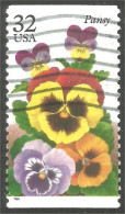 XW01-0524 USA 1996 Fleur Flower Blume Pansy Pensée - Andere & Zonder Classificatie