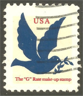 XW01-0506 USA 1994 G-stamp Colombe Dove Paloma Taube Dark Blue Bleu Foncé - Other & Unclassified