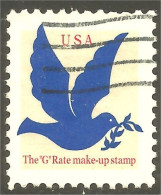XW01-0504 USA 1994 G-stamp Colombe Dove Paloma Taube Bright Blue Bleu Clair - Andere & Zonder Classificatie