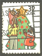 XW01-0483 USA 1996 Christmas Noel Decorating Tree Sapin Décoration Arbre Carnet Booklet - Noël