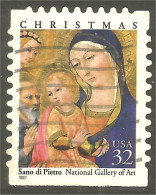 XW01-0482 USA 1997 Christmas Noel Sano Di Pietro Vierge Enfant Madonna Child Carnet Booklet - Noël