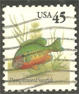 XW01-0476 USA Poisson Pumpkinseed Sunfish Fish Fische Pesce - Peces