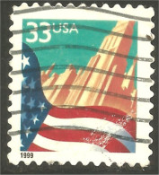 XW01-0458 USA 1999 Drapeau Flag City - Timbres