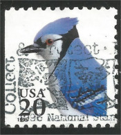 XW01-0429 USA 1995 Oiseau Bird Vogel Uccello Blue Jay Geai Bleu Còté Carnet Booklet Side - Autres & Non Classés