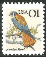 XW01-0364 USA American Kestrel Oiseau Bird Aigle Eagle Adler Aquila Crécerelle D'Amérique No Gum - Arends & Roofvogels