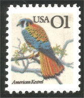 XW01-0360 USA American Kestrel Oiseau Aigle Eagle Adler Aquila Crécerelle D'Amérique No Gum - Otros & Sin Clasificación
