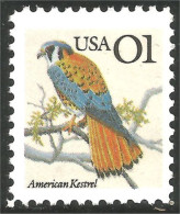 XW01-0362 USA American Kestrel Aigle Eagle Adler Aquila Crécerelle D'Amérique No Gum - Arends & Roofvogels
