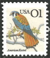 XW01-0361 USA American Kestrel Oiseau Bird Rapace Raptor Crécerelle D'Amérique No Gum - Otros & Sin Clasificación
