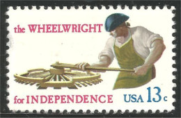 XW01-0336 USA Wheelwright Forgeron Charron Iron Fer Metal Roue Wheel No Gum - Minerals