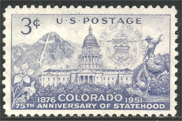 XW01-0335 USA Colorado 75th Cheval Horse Pferd Paard Caballo Cowboy - Other & Unclassified