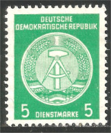 XW01-0307 DDR Armoiries Coat Of Arms 5pf Taxe Postage Due No Gum - Sonstige & Ohne Zuordnung
