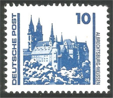 XW01-0306 DDR Chateau Albrechtsburg Meissen Castle Schloss No Gum - Altri & Non Classificati
