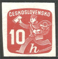 XW01-0302 Ceskoslovensko Facteur Postman Mailman 10h MH * Neuf - Other & Unclassified