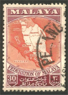 XW01-0278 Malaya Carte Map 30 Cents - Geografia