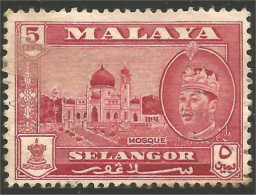 XW01-0276 Malaya Selangor Mosquée Mosque - Malesia (1964-...)