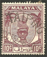 XW01-0269 Malaya 10c Rose - Malesia (1964-...)