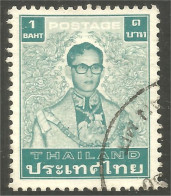 XW01-0232 Thailande King Bhumibol 1 Bath Bleu Blue - Tailandia