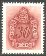 XW01-0183 Hungary Taxe Postage Due 30 MH * Neuf - Sonstige & Ohne Zuordnung