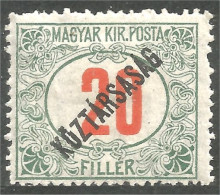 XW01-0177 Hungary Taxe Postage Due 20 MH * Neuf - Sonstige & Ohne Zuordnung