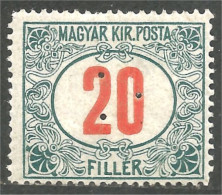 XW01-0173 Hungary Taxe Postage Due 25 MH * Neuf - Sonstige & Ohne Zuordnung