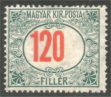 XW01-0174 Hungary Taxe Postage Due 120 MH * Neuf - Altri & Non Classificati