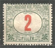 XW01-0171 Hungary Taxe Postage Due 10 MH * Neuf - Andere & Zonder Classificatie
