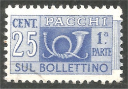 XW01-0165 Italy Paquet Parcel 25 Cent MH * Neuf - Unclassified