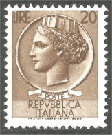 XW01-0160 Italy 20 Lire Monnaie Syracuse Coin MH * Neuf - Unclassified