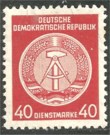 XW01-0135 Germany DDR Armoiries Coat Arms 40 Pfg MNH ** Neuf SC - Altri & Non Classificati