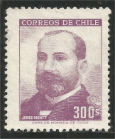 XW01-0125 Chili Jorge Montt No Gum - Cile