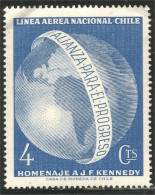 XW01-0112 Chili John Fitzgerald Kennedy President Carte Map Amérique America MNH ** Neuf SC - Chile