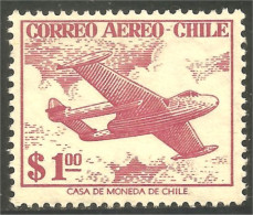 XW01-0082 Chili Avion Airplane Flugzeug Aereo Aviation 1 Esc MNH ** Neuf SC - Airplanes