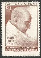 XW01-0069 Chile Mahatma Gandhi Prix Nobel Paix Peace Prize MNH ** Neuf SC  - Mahatma Gandhi