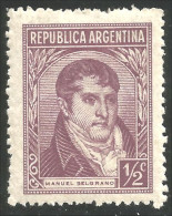 XW01-0049 Manuel Belgrano MH * Neuf - Other & Unclassified