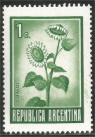 XW01-0025 Argentina Fleur Flower Plante Plant Girasol Tournesol Sunflower MNH ** Neuf SC - Autres & Non Classés