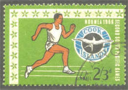 XW01-0950 Cook Islands 1966 Nouméa Pacific Games Athlétisme Course Running - Atletiek