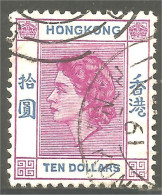 XW01-0933 Hong Kong Queen Elizabeth II TEN DOLLARS - Familles Royales