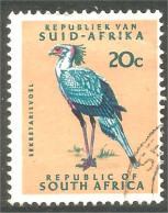 XW01-0924 South Africa Oiseau Bird Vogel Secrétaire Secretary Serpent Snake Reptile - Andere & Zonder Classificatie