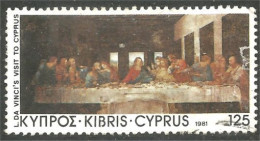 XW01-0904 Chypre Léonard De Vinci Leonardo Viste Cène Last Supper Christ Tableau Painting - Altri & Non Classificati