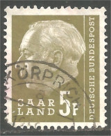 XW01-0885 Sarre Saar Saarland 5f President Theodor Heuss - Other & Unclassified