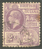 XW01-0856 British Guiana 1923 George V Violet - Guyane Britannique (...-1966)