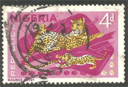 XW01-0776 Nigeria Leopard Léopard Lepard Lepardo  - Andere & Zonder Classificatie