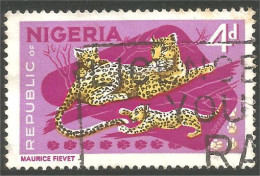 XW01-0775 Nigeria Leopard Léopard Lepard Lepardo  - Nigeria (1961-...)